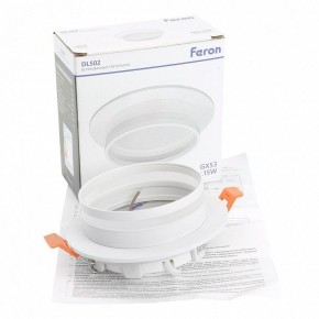 Встраиваемый светильник Feron DL502 51089 в Полевском - polevskoy.ok-mebel.com | фото 9