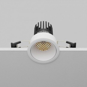 Встраиваемый светильник Maytoni Dip DL115-10W-2.7K-W в Полевском - polevskoy.ok-mebel.com | фото 7