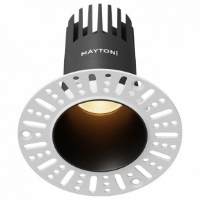 Встраиваемый светильник Maytoni Dip DL120-10W-2.7K-TRS-B в Полевском - polevskoy.ok-mebel.com | фото