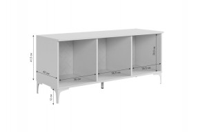 ЗЕФИР Гостиная К1 (белое дерево/белый муар) в Полевском - polevskoy.ok-mebel.com | фото 4