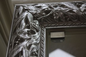 Зеркало большое Тиффани Premium черная/серебро (ТФ/02(П) в Полевском - polevskoy.ok-mebel.com | фото 4