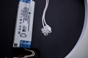 Зеркало Будапешт 700х700 с подсветкой Sansa (GL7034Z) в Полевском - polevskoy.ok-mebel.com | фото 6