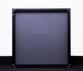 Зеркало Corsica 600х600 black без подсветки Sansa (SB1064Z) в Полевском - polevskoy.ok-mebel.com | фото 3