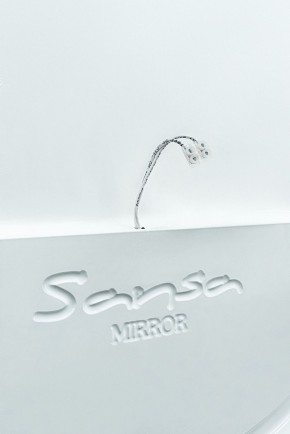 Зеркало Gia 75 white с подсветкой Sansa (SGa1044Z) в Полевском - polevskoy.ok-mebel.com | фото 5
