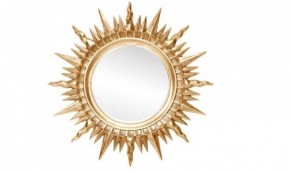 Зеркало круглое золото (1810(1) в Полевском - polevskoy.ok-mebel.com | фото